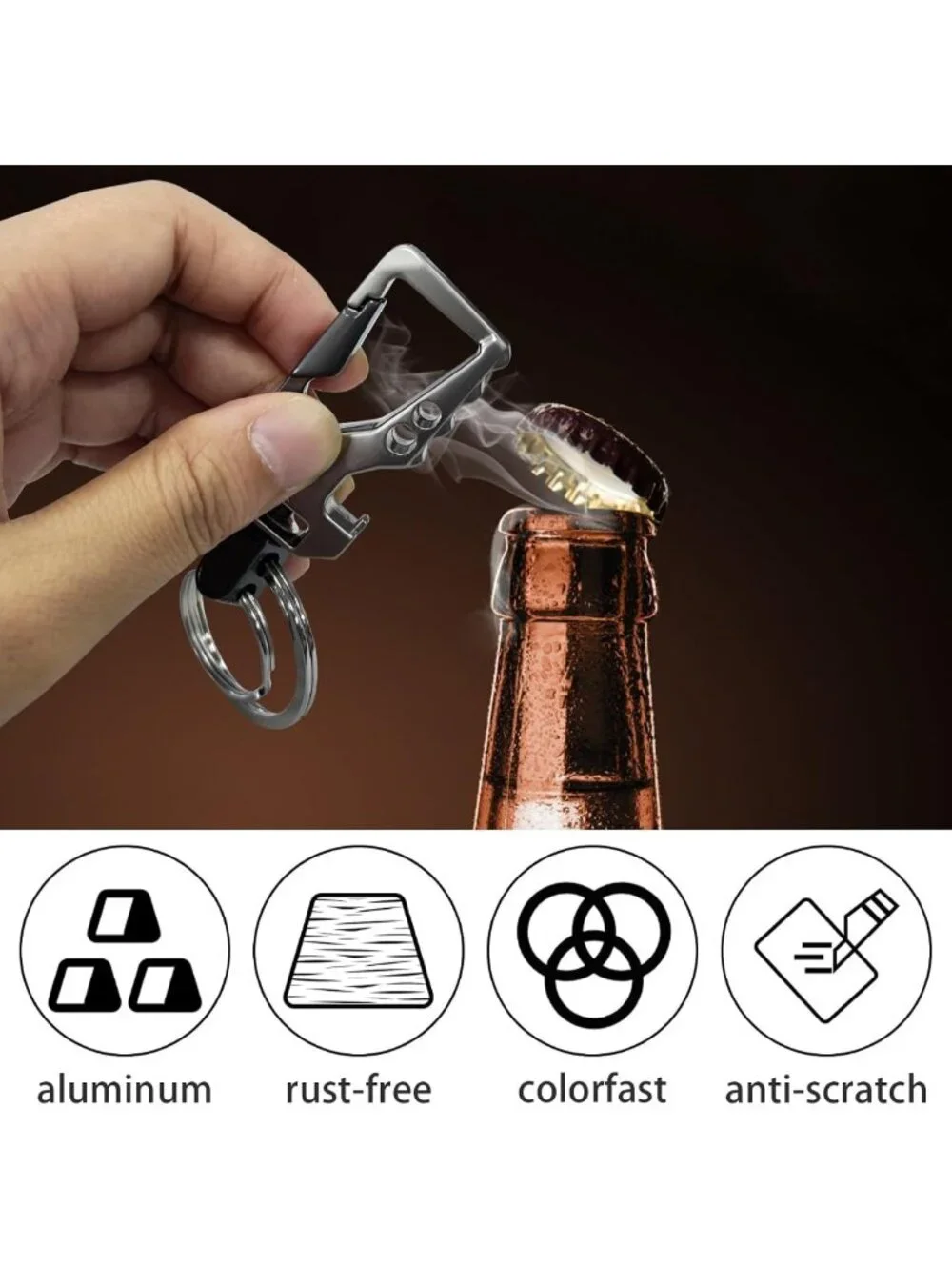 2 PCS Carabiner Key Chains - Durable Clip Key Holders for Easy Access